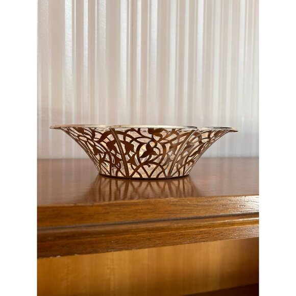 Vintage WMF German Pierced Candy/Nut Bowl - Picture 2 of 7